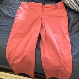 Talbots 8p capris coral pink